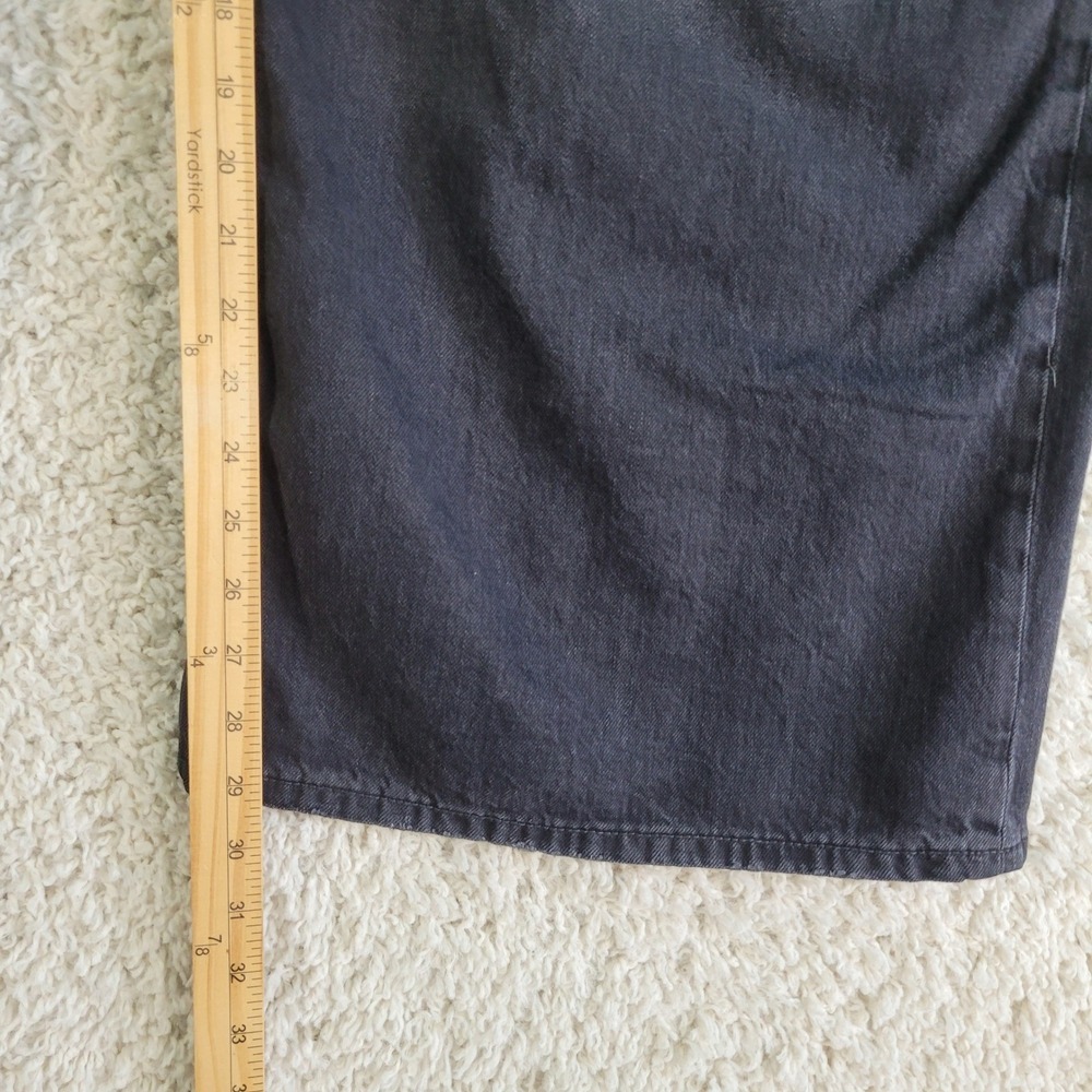 NEW American Eagle Jeans Women's 14 Short Charcoal Black Strigid Ultra Wide Leg - Picture 8 of 14